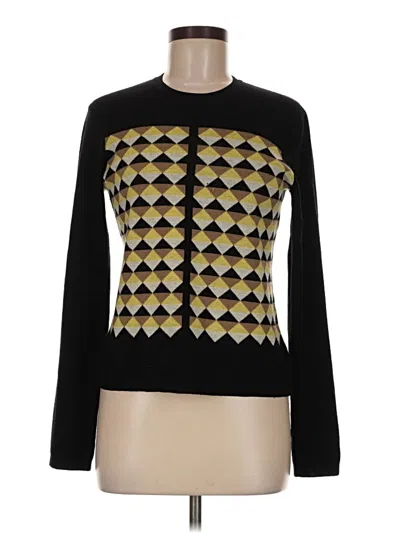 Pre-owned Worth New York Wool Pullover Sweater In Black