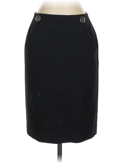 Pre-owned Worth New York Wool Skirt In Black