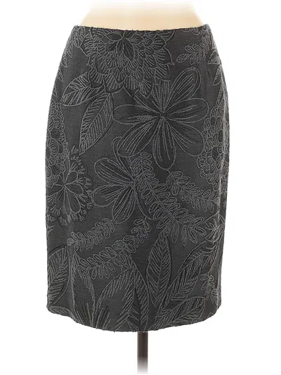 Pre-owned Worth New York Wool Skirt In Gray