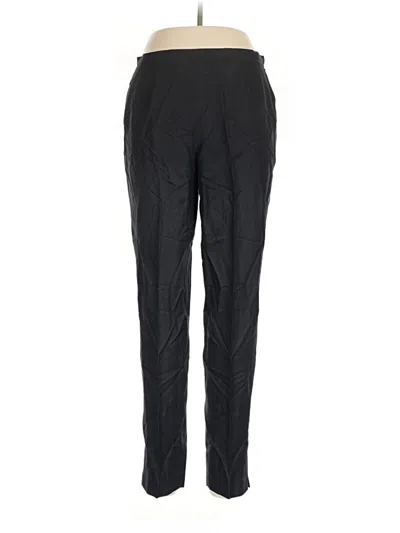 Pre-owned Worth Silk Pants In Black