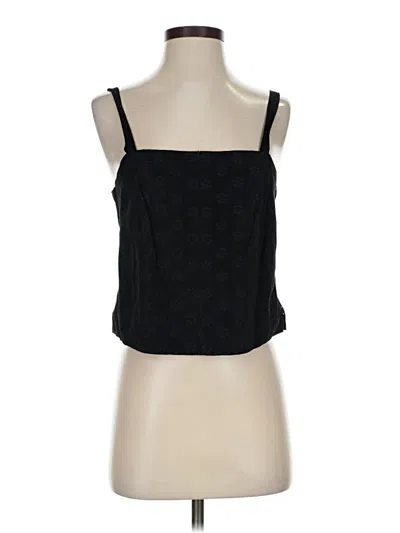 Pre-owned Worth Sleeveless Blouse In Black