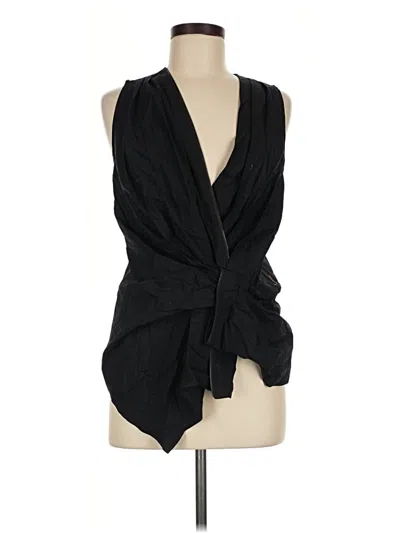 Pre-owned Worth Sleeveless Blouse In Black