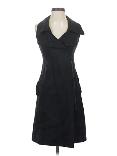 Pre-owned Worth Sleeveless Silk Top Black Strapless Neckline Tops