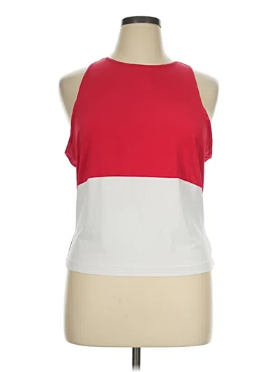 Pre-owned Worth Sleeveless Top Red Halter Neckline Tops