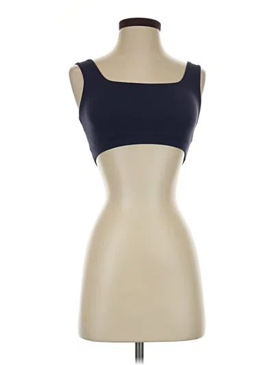 Pre-owned Worth Tank Top Blue Strapless Neckline Tops