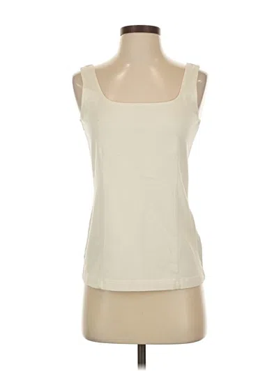 Pre-owned Worth Tank Top Ivory Strapless Neckline Tops