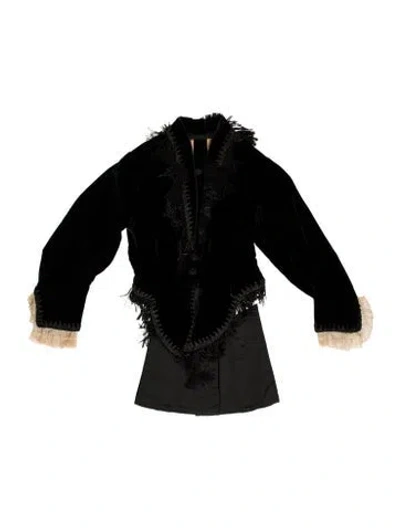 Pre-owned Worth Vintage 1890's Jacket In Black