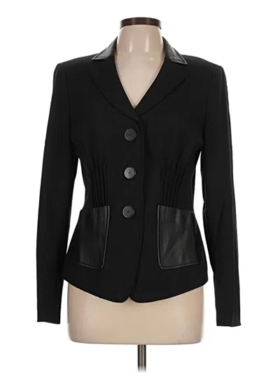Pre-owned Worth Wool Blazer Jacket In Black