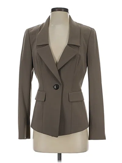 Pre-owned Worth Wool Blazer Jacket In Gray