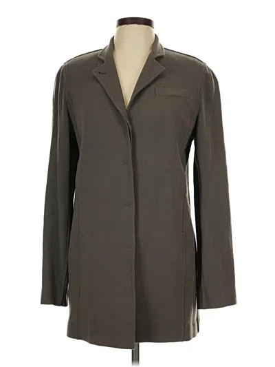 Pre-owned Worth Wool Coat In Gray