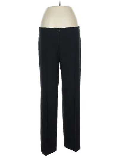 Pre-owned Worth Wool Pants In Black