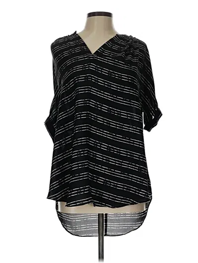 Pre-owned Worthington 3/4 Sleeve Blouse In Black