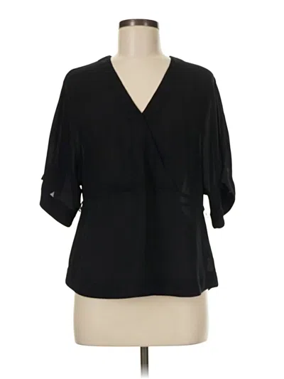 Pre-owned Worthington 3/4 Sleeve Blouse In Black
