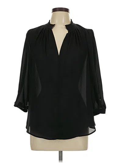 Pre-owned Worthington 3/4 Sleeve Blouse In Black