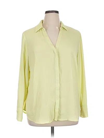 Pre-owned Worthington 3/4 Sleeve Blouse In Green