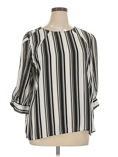 Pre-owned Worthington 3/4 Sleeve Blouse In Ivory