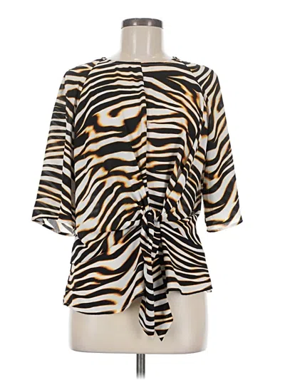 Pre-owned Worthington 3/4 Sleeve Blouse In White