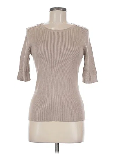 Pre-owned Worthington 3/4 Sleeve Top Tan Boatneck Tops