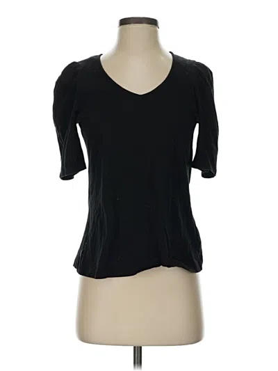 Pre-owned Worthington 3/4 Sleeve T-shirt In Black