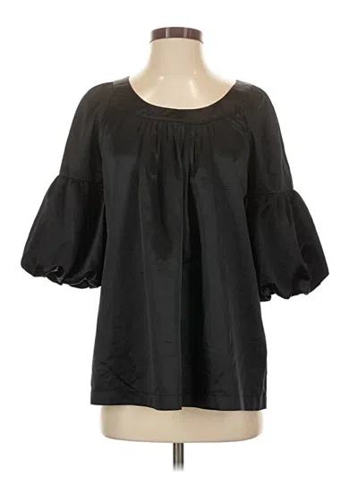 Pre-owned Worthington 3/4 Sleeve T-shirt In Black