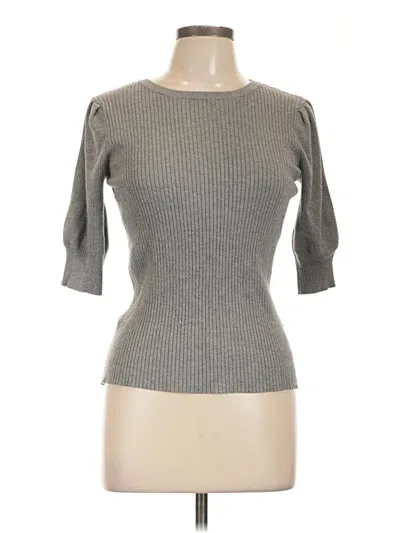 Pre-owned Worthington 3/4 Sleeve T-shirt In Gray