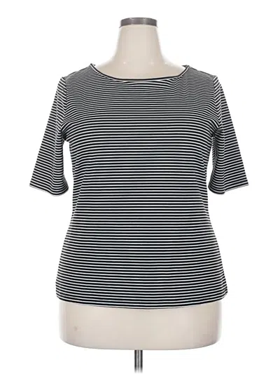 Pre-owned Worthington 3/4 Sleeve T-shirt In Gray