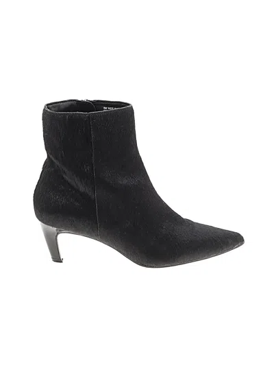 Pre-owned Worthington Ankle Boots In Black