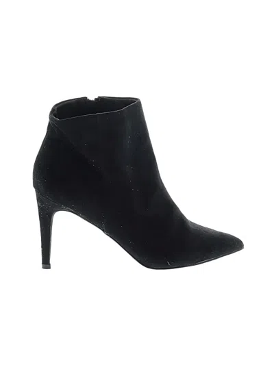 Pre-owned Worthington Ankle Boots In Black