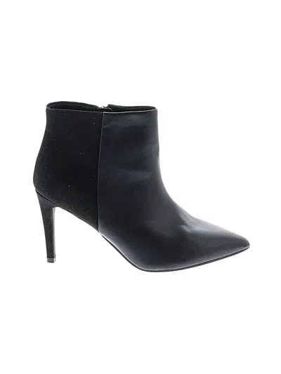 Pre-owned Worthington Ankle Boots In Black