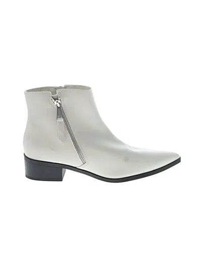 Pre-owned Worthington Ankle Boots In Gray