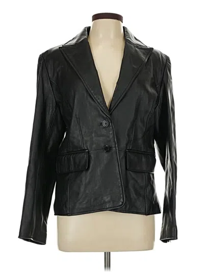 Pre-owned Worthington Blazer Jacket In Black