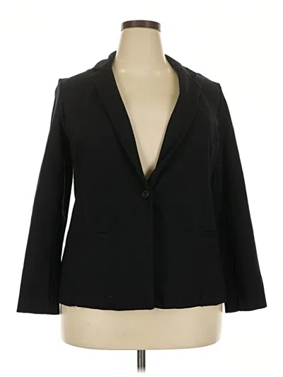 Pre-owned Worthington Blazer Jacket In Black