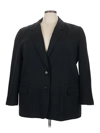 Pre-owned Worthington Blazer Jacket In Black