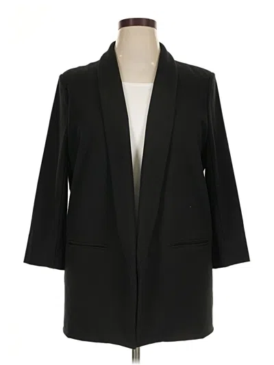 Pre-owned Worthington Blazer Jacket In Black