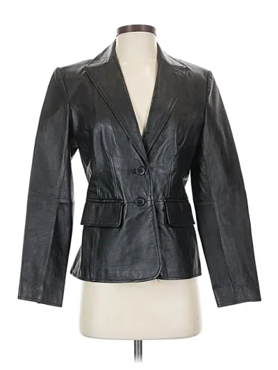 Pre-owned Worthington Blazer Jacket In Black