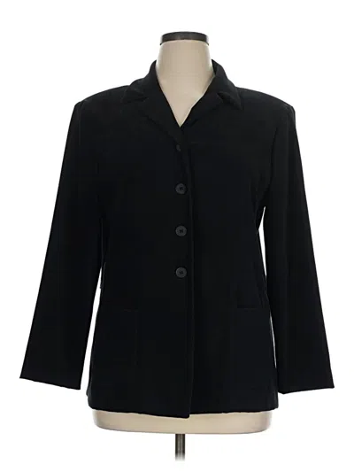 Pre-owned Worthington Blazer Jacket In Black