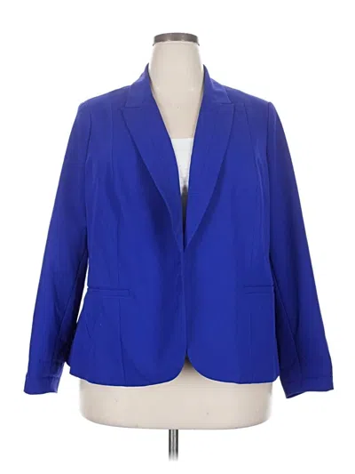 Pre-owned Worthington Blazer Jacket In Blue