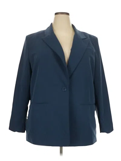 Pre-owned Worthington Blazer Jacket In Blue