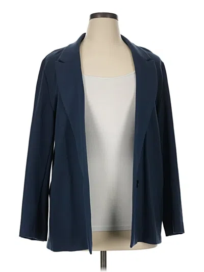 Pre-owned Worthington Blazer Jacket In Blue