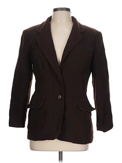 Pre-owned Worthington Blazer Jacket In Brown