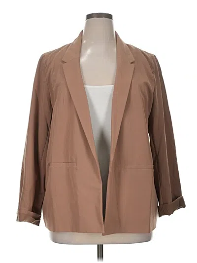 Pre-owned Worthington Blazer Jacket In Brown