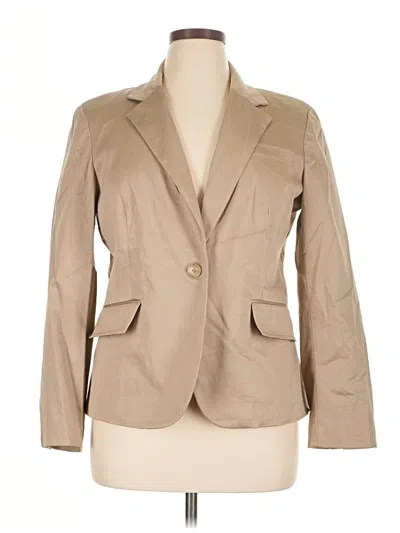 Pre-owned Worthington Blazer Jacket In Brown