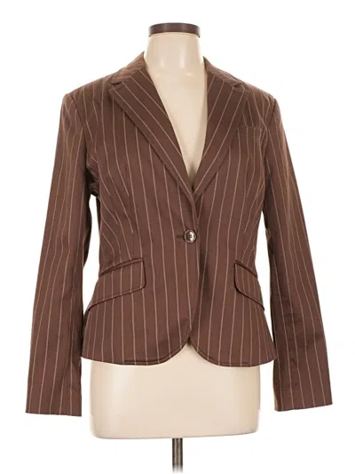 Pre-owned Worthington Blazer Jacket In Brown