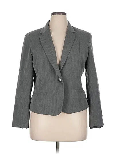 Pre-owned Worthington Blazer Jacket In Gray