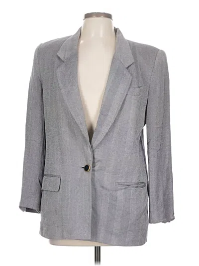Pre-owned Worthington Blazer Jacket In Gray