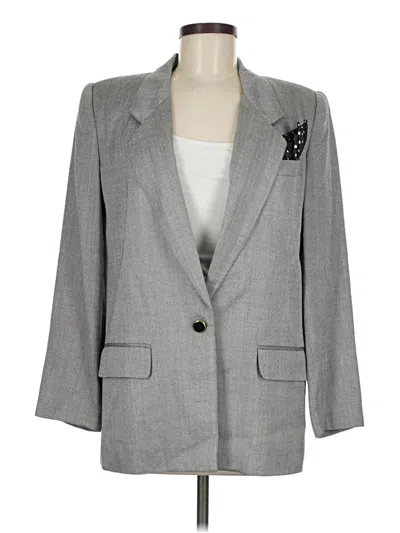 Pre-owned Worthington Blazer Jacket In Gray
