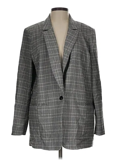 Pre-owned Worthington Blazer Jacket In Gray