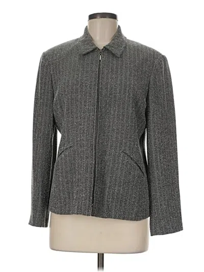 Pre-owned Worthington Blazer Jacket In Gray