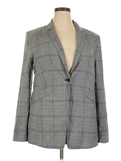 Pre-owned Worthington Blazer Jacket In Gray