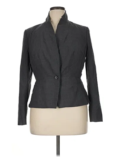 Pre-owned Worthington Blazer Jacket In Gray